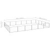 Dog Kennel Silver 258.3 ft¬≤ Steel