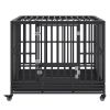 VEVOR 47 Inch Heavy Duty Dog Crate, Indestructible Dog Crate