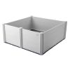 VEVOR Dog Whelping Box 59.8x59.8x24.0in PVC with Rails Pee Pad for Dogs Puppies