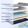 Durable Flannel Fabric Orthopedic Dog Beds with Pillow